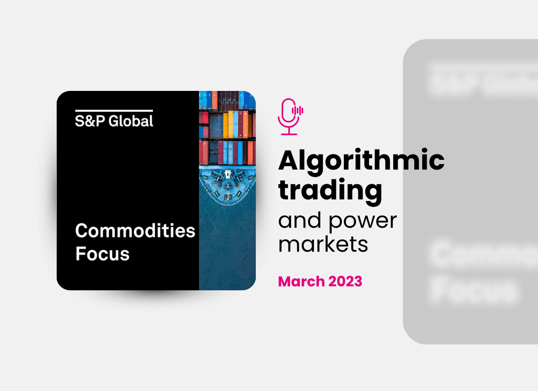 Algorithmic trading and power markets