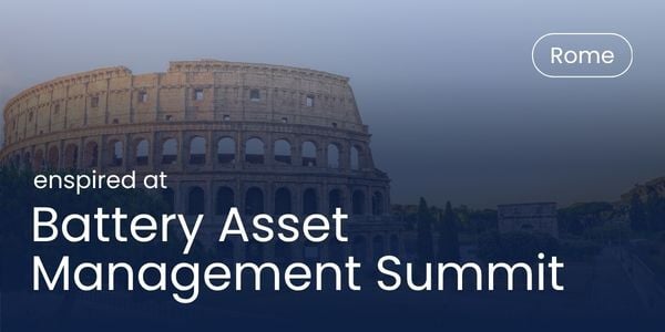 Battery Asset Management Summit, Rome