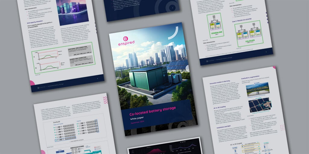 Co-located battery storage