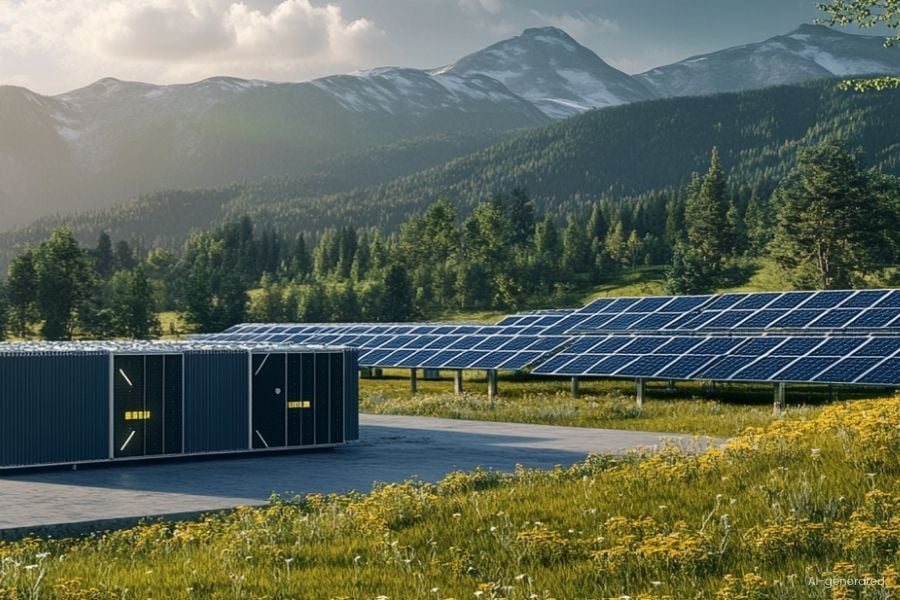 Battery co-location