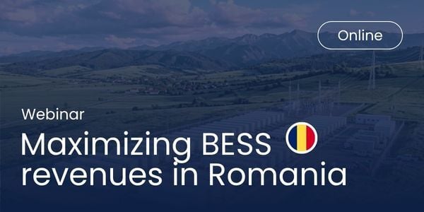 Webinar: Maximizing BESS revenues in Romania